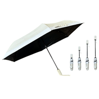 YS-3092 Parapluie pliant 3 sections à commande automatique, en fibre de carbone, ultra-léger, fermeture facile, sécurité, personnalisable avec logo – Grande Vente