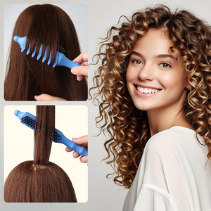 Peigne à cheveux long à queue pointue multi-rangs, peigne à cheveux pour <span class=keywords><strong>chignon</strong></span>, peigne à boucles rebondissantes en paille de blé. - Product Image 3