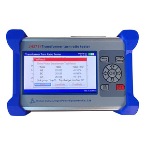เครื่องทดสอบอัตราส่วนรอบหม้อแปลงไฟฟ้าสามเฟส PT/CT พร้อมบันทึกข้อมูลได้ 99 ชุด รองรับภาษาอังกฤษ/สเปน ใช้ไฟ AC100-240V - Product Image 1