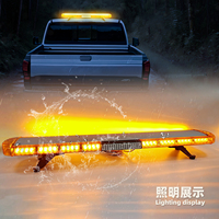 Barre lumineuse ultra-mince, nouvelle barre lumineuse LED ultra-fine haute puissance, barre lumineuse d'avertissement pour ambulance avec haut-parleur
