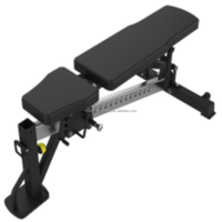 Banc plat multifonctionnel Équipement de musculation professionnel pour des besoins d'entraînement polyvalents Réglable Haut de gamme Fitness