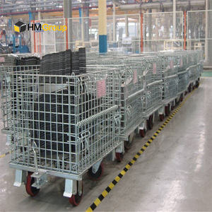 Gabbia Metallica Pieghevole Personalizzata per Trasporto e Stoccaggio con Ruote - Product Image 5