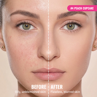 Polvo Fijador Compacto Vegano Resistente al Agua y al Aceite, Maquillaje de Marca Privada con Brillo, Polvo Fijador Facial Compacto