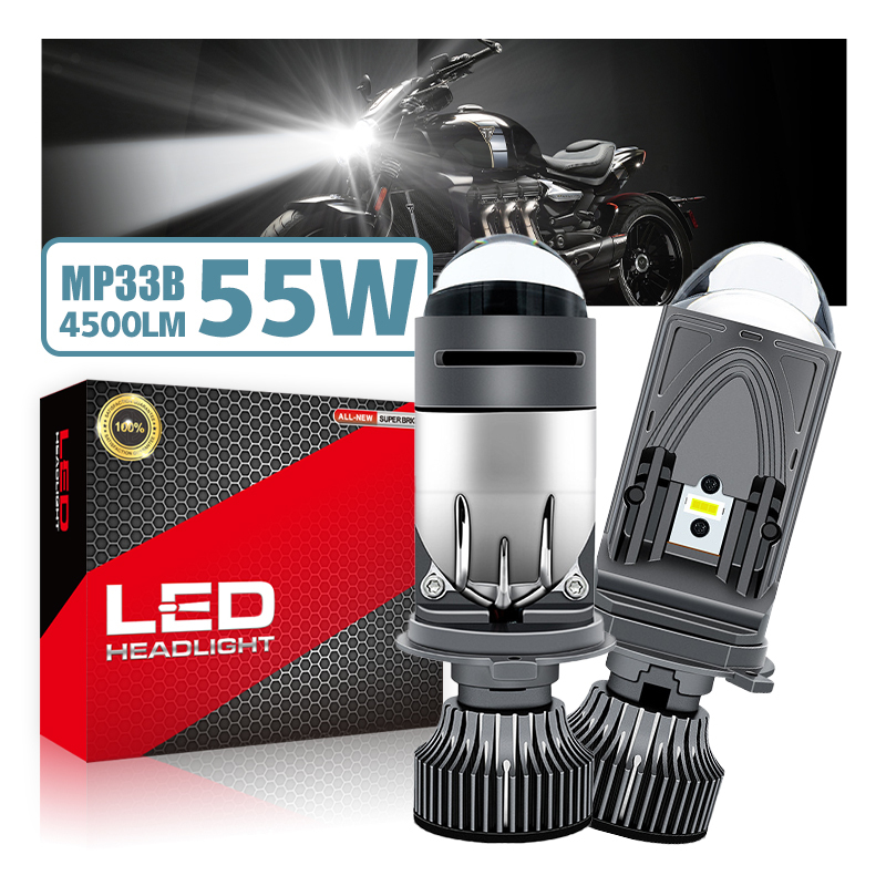 YUFING H4 55W Waterproof Motorcycle LED