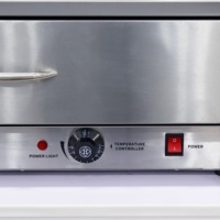 Chauffe-panini et chauffe-pains tout en acier inoxydable pour restaurant, avec option de deux ou un grand tiroir, compatible avec toutes les tailles de machines à rouleaux chauds