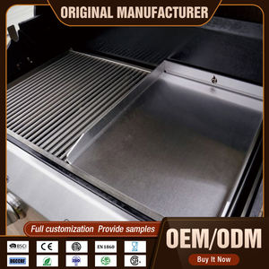 Facile à nettoyer et passe au lave-vaisselle en acier inoxydable cuisson gril <span class=keywords><strong>Plancha</strong></span> - Product Image 3