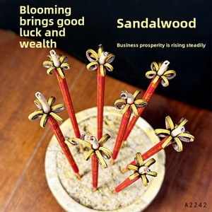 ดอกไม้บาน กลิ่นหอมอันรุ่งหรู กลิ่นหอมสำหรับ<span class=keywords><strong>บูชา</strong></span>พระ <span class=keywords><strong>บูชา</strong></span>พระพุทธ กลิ่นไม้จันทน์แบบจีน กำยานเสริมโชคลาภ - Product Image 2