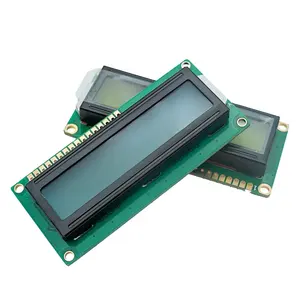 1602 Lcd ekran Panel 2X16 karakter ekran mavi/gri/sarı-yeşil 16X2 alfanümerik Lcd 1602 monokrom ekran modülü