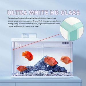 Mini pecera de cristal con luz Led para acuario, tanque de peces ecológico de 30L, de escritorio, de alta calidad - Product Image 5
