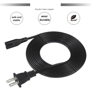 Dây Điện USA Cắm Điện C7 Hình 8 Dây AC 1.5 Mét 220V 2.5A 18AWG/2C US Dây Nguồn 2 Chấu Cho PS4 PS3 Slim PS2 - Product Image 3