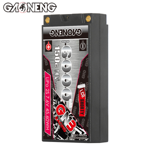 Batería LiPo GNB GAONENG 6000MAH 2S HV 7.6V 150C LCG Short Shorty Pack 5.0mm Bullet HardCase para RC, Escala 1:10 1:12, para Autos RC sin Escobillas - Product Image 4