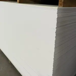 Hoja de espuma de PVC mate blanco Sankeqi 4x8 tablero de PVC para grabado