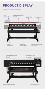 Wide Format Printer I3200/F1080/F1440 Printheads <strong>Digital</strong> <strong>Sublimation</strong> Printer Polyester Jersey <strong>Fabrics</strong> <strong>Printing</strong> Machine - Product Image 3