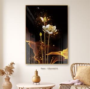 Résine personnalisée décorer hôtel projet cadre <span class=keywords><strong>porcelaine</strong></span> <span class=keywords><strong>sur</strong></span> acrylique fleur cristal peinture <span class=keywords><strong>sur</strong></span> <span class=keywords><strong>porcelaine</strong></span> - Product Image 2