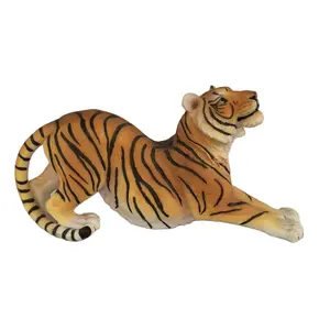 Bengal Tigre coleccionable gato salvaje decoración Animal estatuilla estatua, resina poliresina
