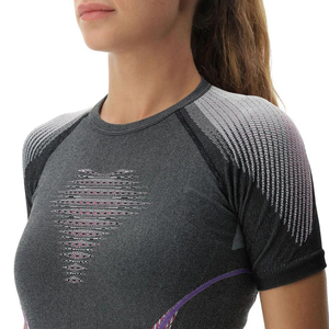 Abbigliamento sportivo da donna senza cuciture freedom comfort tecnico base layer camicie a maniche corte per lo sci ciclismo corsa e <span class=keywords><strong>trekking</strong></span> - Product Image 2