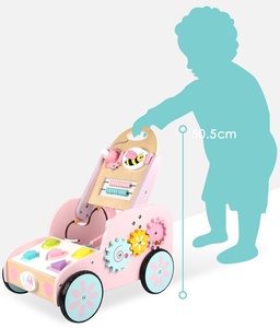Venta caliente <span class=keywords><strong>en</strong></span> <span class=keywords><strong>amazon</strong></span> interacción padre-hijo regalo aprendizaje cochecito walker juguetes de madera juguetes de venta al por - Product Image 1