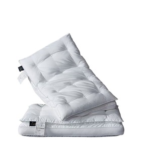 High-resilience 2-in-1 pillow with double-layer <b>down</b> and <b>feather</b> silk core, neck support pillow for home use, helps with sleep. - Product Image 5