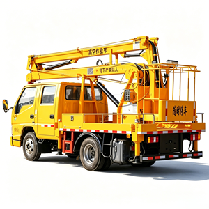 Camión de Trabajo Aéreo con Brazo Articulado de 10m, 12m, 14m, 16m, Capacidad de Carga de 200kg, Camión Elevador con Brazo Plegable, Chasis Diésel 4x2 - Product Image 1