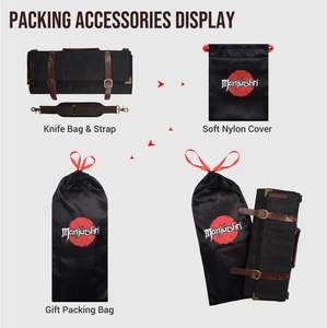 Muestra Gratuita, Bolsa de Herramientas de Viaje Personalizada, Bolsa de Lona Encerada para Cuchillos, Bolsa de Herramientas Plegable, Mochila de Chef, Bolsa Enrollable para Cuchillos - Product Image 3