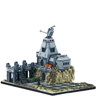 Superbe Ensemble de Blocs de Construction 90009 1888 Pièces, Modèle de Poste Stratégique Galactique, Jouet Technique en Plastique, Cadeau Moderne pour les Fêtes