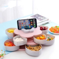 Assiette de fruits lumière luxe stockage snack plateau salon assiette de fruits secs maison collation assiette écrou boîte