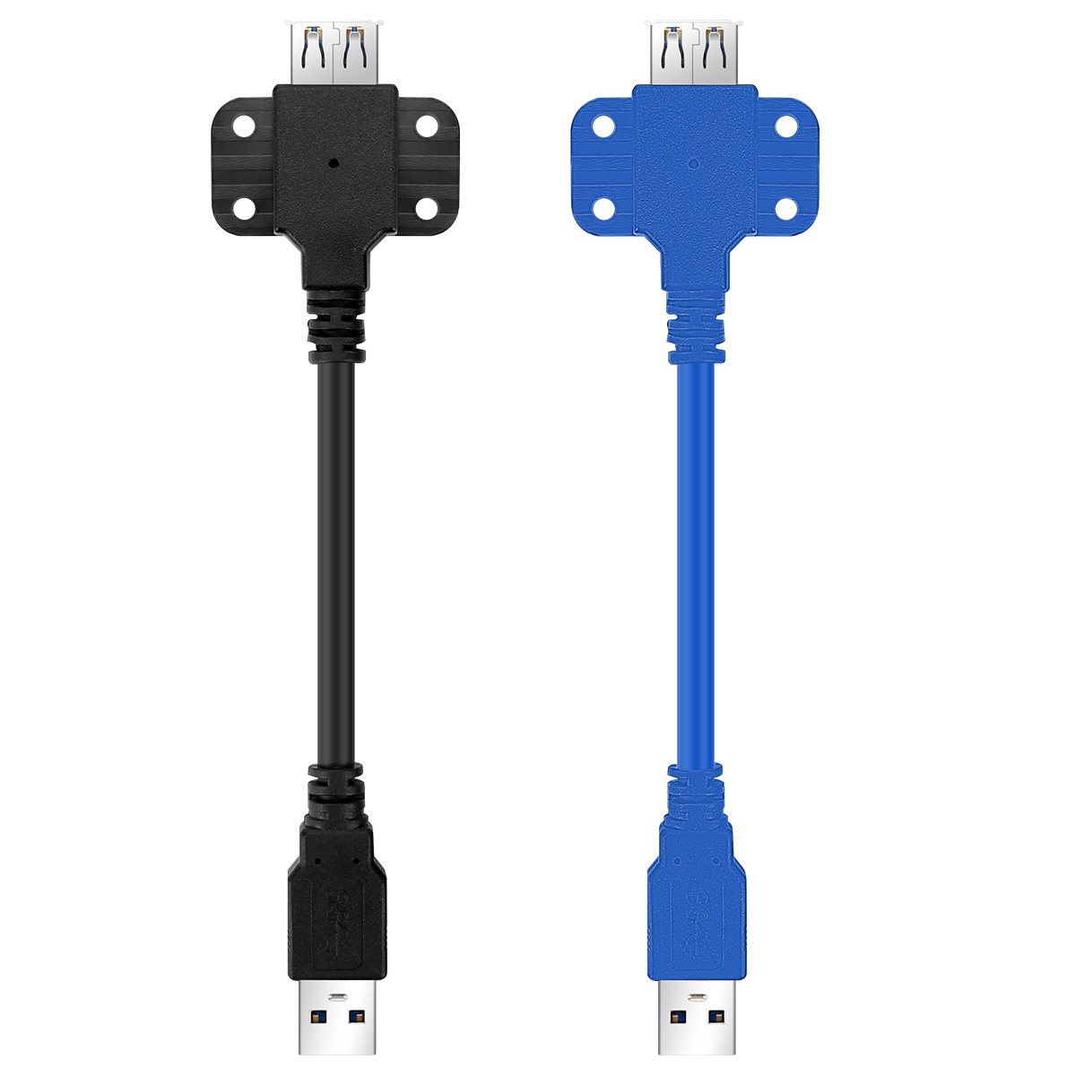 Кабель с панельным креплением штекер-гнездо USB 3,0 Удлинительный кабель для зарядки и передачи данных