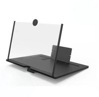 Loupe d'écran de téléphone portable 3D haute définition de 10 pouces, type bureau, avec lentille anti-lumière bleue ultra-claire, amplificateur vidéo en plastique