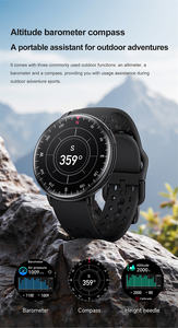 <span class=keywords><strong>Montre</strong></span> connectée GPS multifonctionnelle 1.43 IP67 étanche 5ATM pour la course à pied, hommes et femmes, vente en gros - Product Image 4