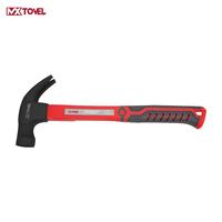 Marteau à griffes magnétique Metalwell OEM en acier au carbone, trempé et forgé à chaud, durable, antidérapant, tricolore