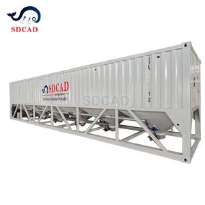 Silo Horizontal con Rompe Big Bags, Alimentación Automática de Big Bags, Silo de Almacenamiento de Cemento a Granel para <span class=keywords><strong>Planta</strong></span> Prefabricada - Product Image 5