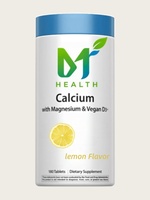 Calcium alimentaire OEM pour adultes - Favorise la densité osseuse, la relaxation musculaire et l'absorption du calcium - 180 comprimés