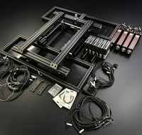 Simulador de Carreras Profesional con Plataforma 6dof, Force Feedback de Alta Gama para PC/PS5/Xbox, Configuración Completa para Juegos de Carreras con Movimiento