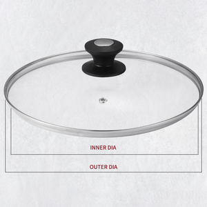 Bền Kính Tròn Có Nắp Đậy Cho Nấu Ăn Sắt Và Nhôm Đồ Dùng Nhà Bếp Với Đúc Sắt Bìa Cho Chảo Các Bộ Phận Đồ Nấu Nướng - Product Image 2