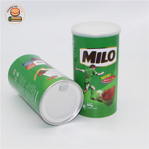 Embalaje de latas de papel compuesto, respetuoso con el medio ambiente, para Chocolate, Café en polvo, tubo de papel Kraft - Product Image 5