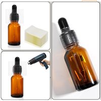 Manchon thermorétractable transparent en PVC pour col de bouteille avec bandes de scellage perforées