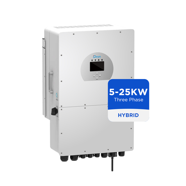 DEYE 5kw 6kw 8kw 10kw 12kw 15kw 20kw 25kw Three Phase High Voltage Solar Hybrid Inverter