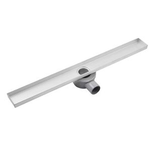 Bonde de <span class=keywords><strong>douche</strong></span> <span class=keywords><strong>plastique</strong></span> à haut débit siphon et 360 tour linéaire en acier inoxydable grille de MONDEWAY fabricant - Product Image 4