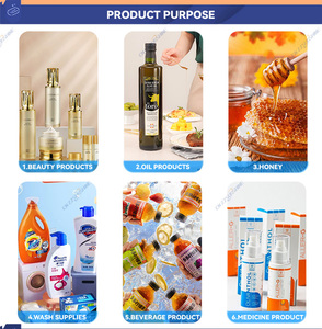 High Speed Fully Automatic Shampoo Liquid Laundry Detergent <b>Fluid</b> Filling Capping Machine Cosmetic Cream Filler Equipment - Product Image 6
