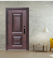 Portes intérieures de sécurité en acier blindé, portes extérieures, portes coupe-feu antivol personnalisées, offre spéciale