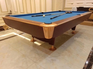 最も安いファンシースレートプールテーブル標準ブラック8ビリヤードテーブル9ft/8ft - Product Image 6