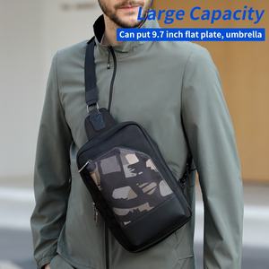 <span class=keywords><strong>Sac</strong></span> à bandoulière imprimé camouflage pour hommes, besace d'extérieur, de poitrine, à la mode, nouvelle collection, 2020 - Product Image 3