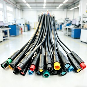防水 IP65/IP67 公头母头连接器线束 2/3/4/5 针黑色 PVC 电缆，适用于电动自行车踏板车电机和照明系统 - Product Image 5