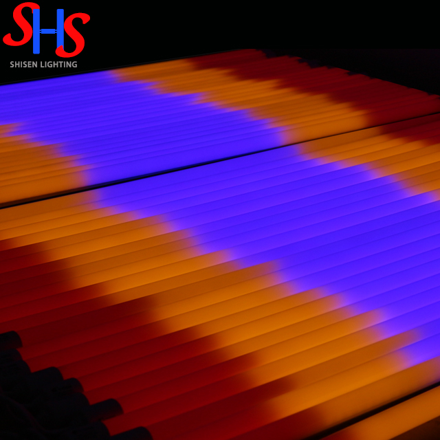 IP65 बहु-रंग एलईडी ट्यूब प्रकाश आरजीबी 18W 4ft t8 पीसी निविड़ अंधकार थाईलैंड ट्यूब का नेतृत्व किया आउटडोर