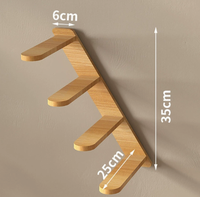 Étagères murales flottantes en bois DIY pour chats, hamac et perchoirs, mobilier mural, griffoir, lit, niche et jouet pour chats