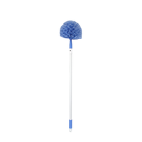 Brosse à toile d'araignée télescopique pour le nettoyage de la maison, brosse à long manche pour nettoyer les plafonds