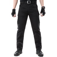 Pantalon Tactique Imperméable Homme Anti-Déchirure Multi-Poches pour Randonnée Chasse Travail Cargo
