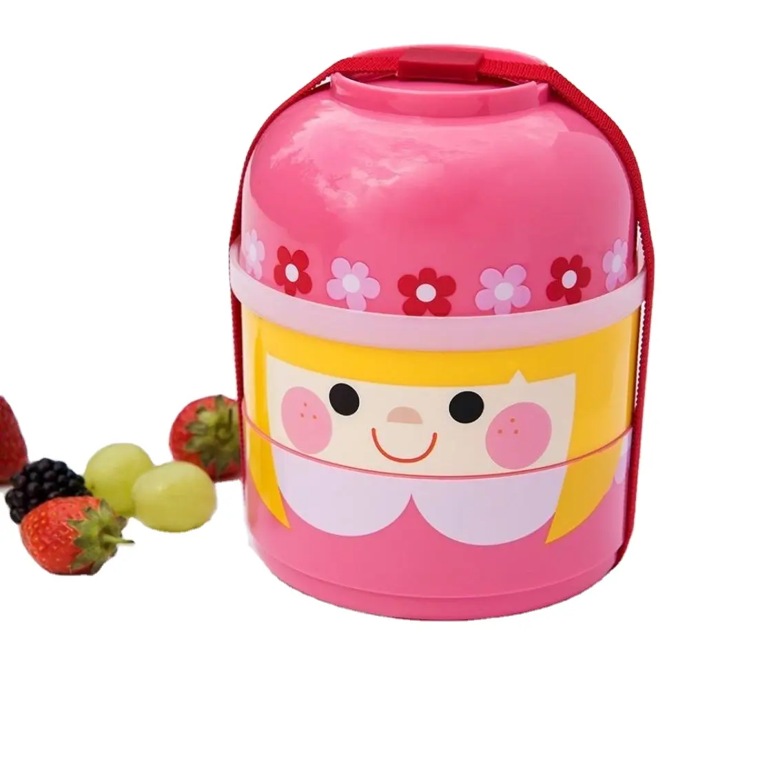 Japón plástico 3 capas anime niños muñeca Bento caja contenedor de comida The Bento Box muñeca fiambrera