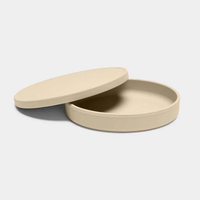 Assiette pour bébé en silicone sans BPA avec plateau à couvercle, vaisselle en silicone pour bébé enfants tout-petits