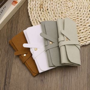 RTS Foldable Microfiber Jewelry Storage Bag Portable Travel Pouch Case for Earrings Ring Necklace <b>Gifts</b> Jewelry Holder for Women - Product Image 4